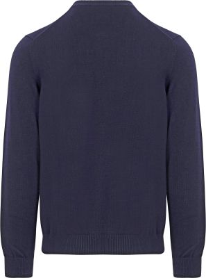 Lacoste miesten neulepusero, REGULAR FIT CREW NECK SWEATER Tummansininen