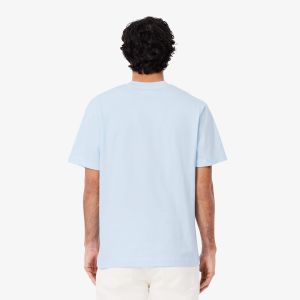 Lacoste miesten t-paita, MID WEIGHT COTTON JERSEY T-SHIRT Vaaleansininen