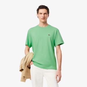 Lacoste miesten t-paita, MID WEIGHT COTTON JERSEY T-SHIRT Vihreä