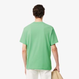 Lacoste miesten t-paita, MID WEIGHT COTTON JERSEY T-SHIRT Vihreä