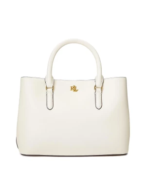 Lauren Ralph Lauren Laukku, MARCY-26-SATCHEL-SMALL Luonnonvalkoinen