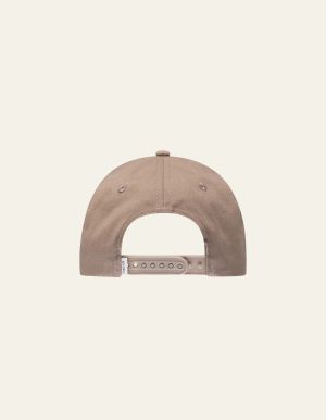 LES DEUX Lippis BASEBALL CAP SUEDE Beige