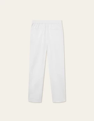 Les Deux miesten housut, PATRICK LINEN PANTS Valkoinen