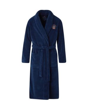 Lexington Kylpytakki LESLEY FLEECE ROBE Tummansininen