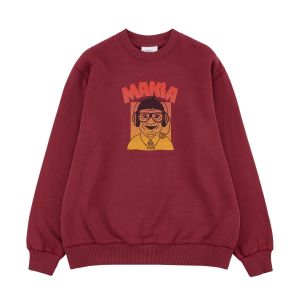 Makia Miesten Collegepaita, MAUNO SWEATSHIRT Punainen