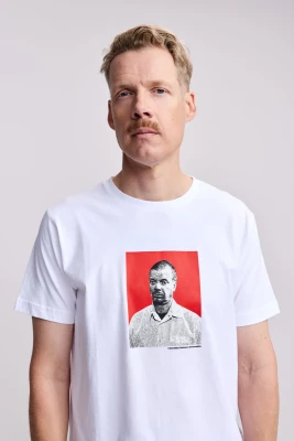 Makia Miesten T-Paita, TONNI T-SHIRT Valkoinen