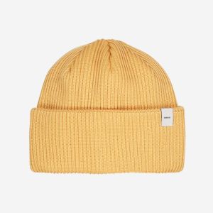 Makia miesten villapipo, MERINO CAP Keltainen