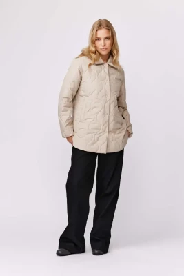 Makia Naisten Takki, NITA JACKET Vaalea Beige