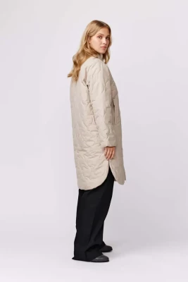 Makia Naisten Takki, RITA COAT Vaalea Beige