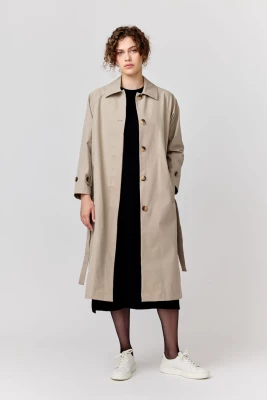 Makia naisten trenssi, OLIVIA TRENCH Vaalea Beige