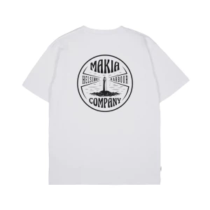 Makia T-Paita Harmaja T-Shirt  Valkoinen