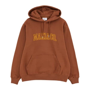 Makia Unisex Huppari, NORD HOODED SWEATSHIRT Keskiruskea