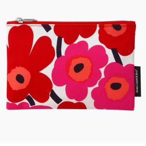 Marimekko Naisten Kosmetiikkalaukku, KAIKA MINI UNIKKO KOSMETIIKKALAUKKI Punainen Kuosi