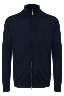 MATINIQUE miesten merinoneuletakki, MASON FULL ZIP Dark Navy Melange