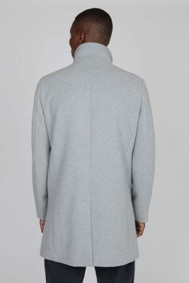 Matinique Miesten Villakangastakki, HARVEY WOOL COATT Light Grey Melange