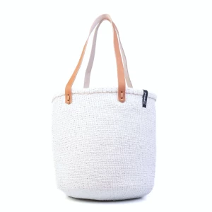 Mifuko Naisten Olkalaukku, Kiondo shopper basket | White M Valkoinen