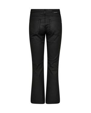 Mos Mosh naisten farkut, ASHLEY COATED PANT Musta