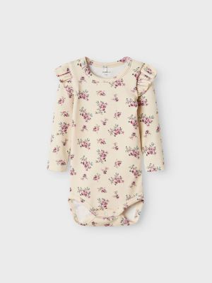 Name It lasten body, NBFRLINE M LS BODY Beige Kuosi