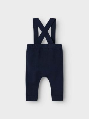 Name It lasten haalarit, NBMRASOMME KNIT OVERALLS Tummansininen