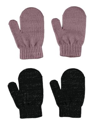 Name It Lasten Hanskat 2-Pack, NMFMAGIC GLITTER MITTENS 2PACK Monivärinen Kuosi