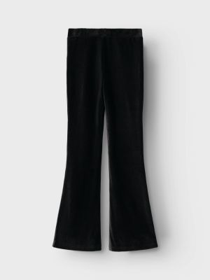 Name It Lasten Housut, NKFORINGE BOOTCUT VEL PANT Musta