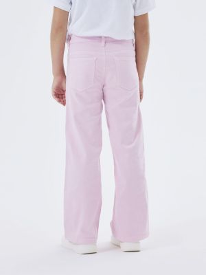 Name It Lasten Housut, NKFROSE WIDE TWI PANT Pinkki