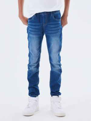 Name It lasten housut, NKMRYAN SLIM SWE JEANS Indigo