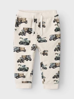 Name It Lasten Housut, NMMNIKLO REG SWEAT PANT Luonnonvalkoinen