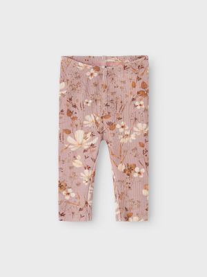 Name It Lasten Leggingsit, NBFNIARA LEGGING Vaaleanpunainen Kuosi