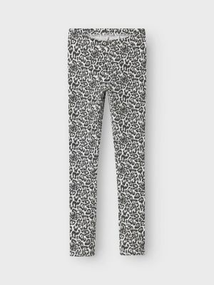 Name It lasten leggingsit, NKFVIVIAN AOP LEGGING Harmaa Kuosi