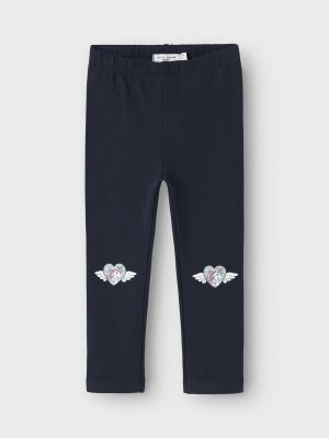 Name It lasten leggingsit, NMFDAVINA AOP LEGGING Tummansininen