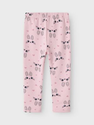 Name It lasten leggingsit, NMFDAVINA AOP LEGGING Vaaleanpunainen