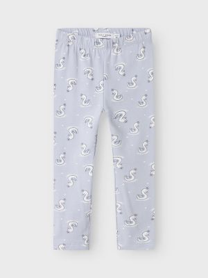 Name It lasten leggingsit, NMFDAVINA AOP LEGGING Vaaleansininen