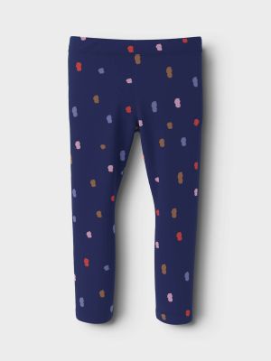 Name It lasten leggingsit, NMFNIRIANNE LEGGING Sininen Kuosi