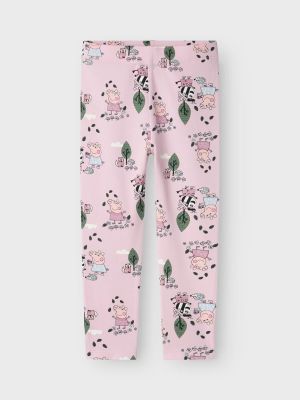 Name It lasten leggingsit, NMFORDAMA PEPPAPIG LEGGING Vaaleanpunainen