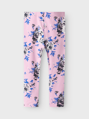 Name It Lasten Leggingsit, NMFVIVIAN AOP LEGGING Pinkki Kuosi