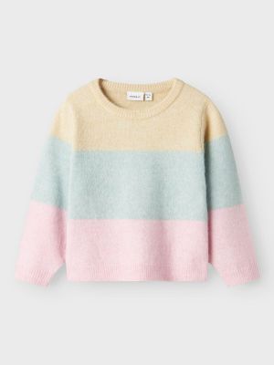 Name It Lasten Neulepusero, NMFNASILLE LS KNIT Monivärinen Kuosi