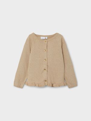 Name It, Lasten neuletakki, NMFRASILLE LS KNIT CARD Beige