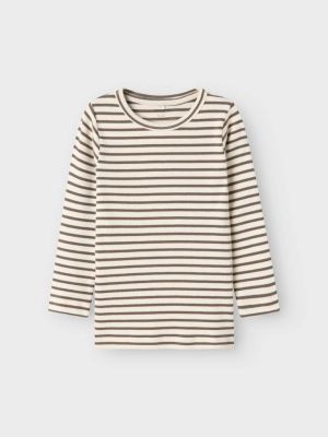 Name It lasten paita, NMNBANI LS TOP Beige