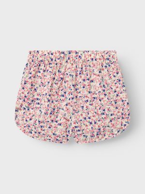 Name It Lasten Shortsit, NKFVINAYA SHORTS NOOS Valkopohjainen Kuosi