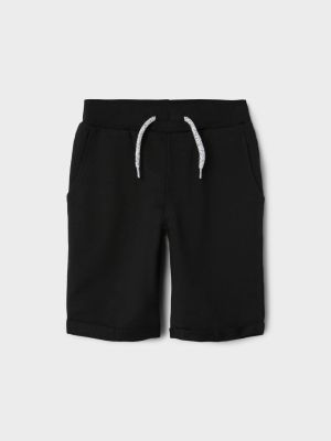 Name It Lasten Shortsit NKMVERMO LONG SWE SHORTS UNB Musta