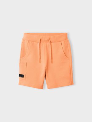 Name It Lasten Svetarishortsit NMMVASSE SWE LONG SHORTS Oranssi