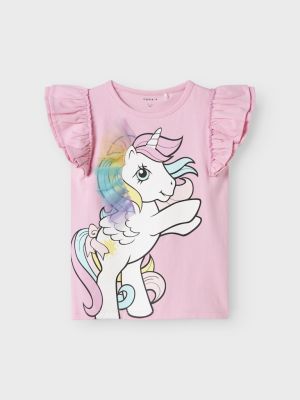 Name It lasten t-paita, NMFMIKA MLP SS TOP Pinkki