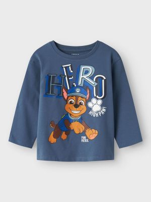 Name It lasten t-paita, NMMJAHAV PAWPATROL REG LS TOP Sininen