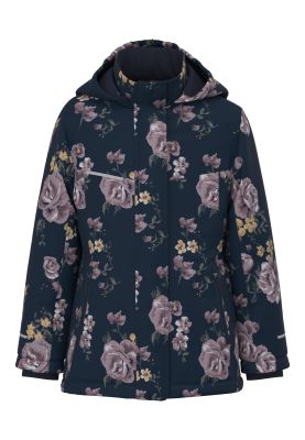 Name It lasten talvitakki, NKFSNOW10 JACKET FLOWER Sininen Kuosi