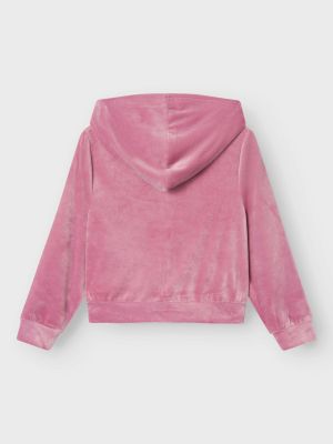 Name It lasten velour takki, NKFRAGNA REG SHORT VEL CARDIGAN Pinkki