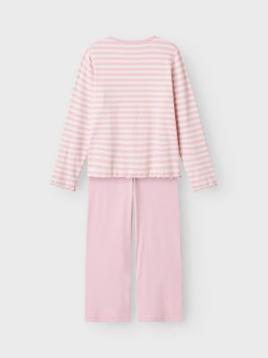 Name It Lasten Yöasu, NKFNIGHTSET STRIPE NOOS Raidallinen Pinkki