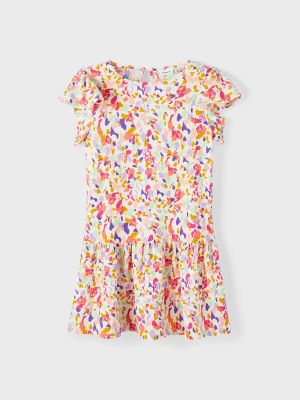 Name It mekko, NKFDOUISE CAP DRESS Valkopohjainen Kuosi