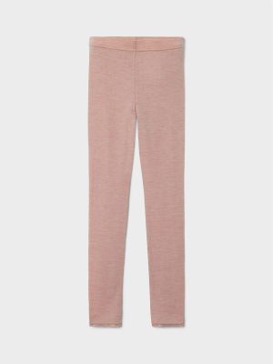 Name It  merinoleggingsit, NKFWANG WOOL NEEDLE LEGGING Vaaleanpunainen