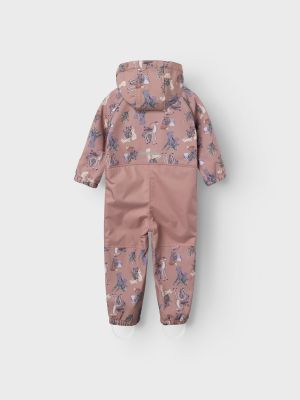 Name It softshellpuku, NMFALFA08 SUIT ROSE WOOD Ruskea Kuosi